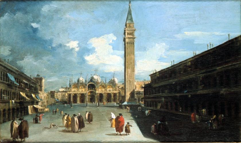 A View of St. Marks with the Basilica and Campanile