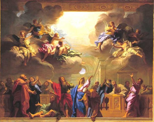 The Holu Ghost at Pentecost: Modello for the Chapelle Royale, Versailles