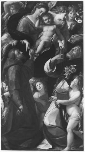The Madonna and Child with Saints Francis and Domenic