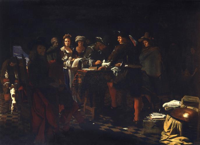 The Marriage Contract or The Tric Trac Players