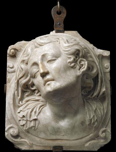 Bust of a Mourning Woman, in Three-Quarter Relief