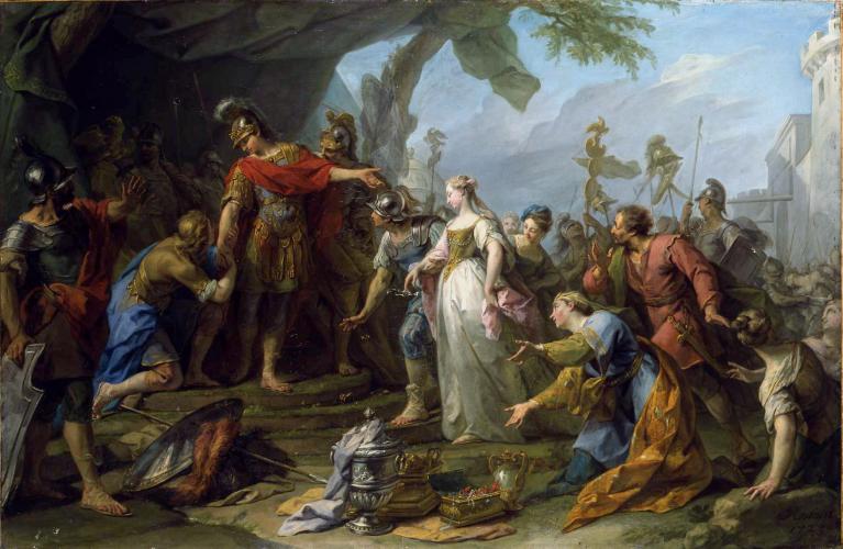 Scipio returning to Allutius his Betrothed